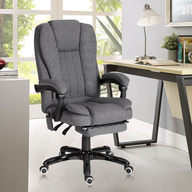 Inbox Zero Ergonomic Massage Office Chair High Back Vibrating Chair